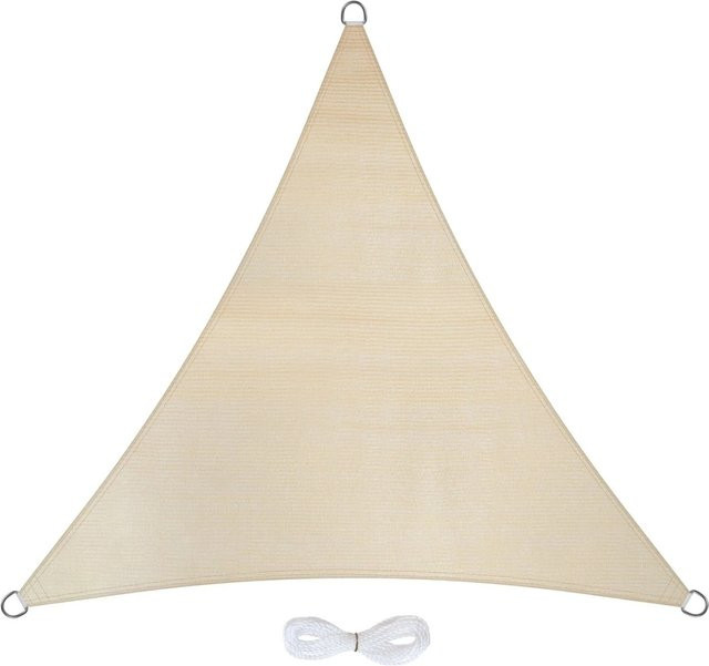 Jardinion Sonnensegel Dreieck Beige B/B/B: 3 x 3 x 3 m - Bild 1