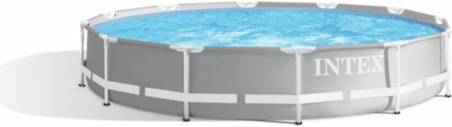 Intex Frame Swimming Pool Set Serie Prism Rondo II aus laminiertem Vinyl, Durchmesser: 366 cm, Höhe: 76 cm, ohne Kartuschenfilteranlage - Bild 1