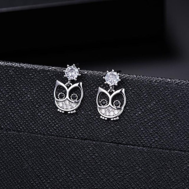 Ohrringe 925 Silber, Zirkonia, Damen - Bild 1