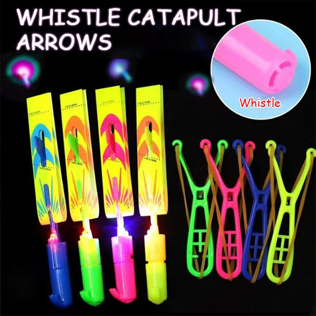 VAKIND Rocket Slingshot Flying, Hubschrauber, Werfer Schleudern, Weltraum, Glow in Dark, light - Bild 1