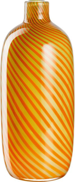 Moderne Glasvase Leonardo Filo Colori in Gelb und Orange, Durchmesser: 14,0 cm, Höhe: 32,7 cm - Bild 1
