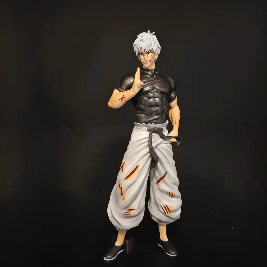 Bandai Jujutsu Kaisen Satoru Gojo Figur, mit 3 Austauschbaren Köpfen, 22cm - Bild 2
