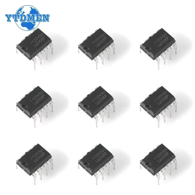 YTDMEN LM358P Operationsverstärker DIP8 IC Chip Kit in Schwarz - Bild 3