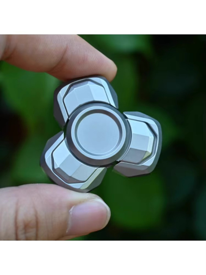 CHENYU EDC Mini Open Nail Fidget Spinner, Edelstahl, Hand Spinner - Bild 4