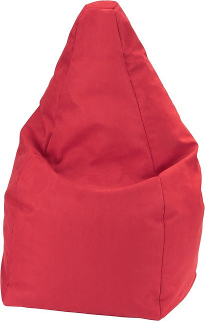 Linker Sitzsack Licardo Noble Soft in Rot, Höhe: 90 cm - Bild 1