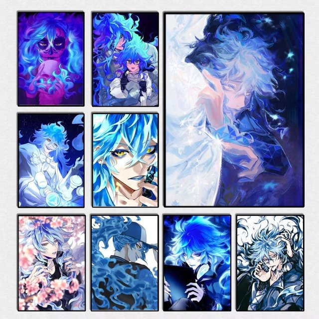 Twisted Wonderland Idia Shroud Anime Poster Wandaufkleber aus Papier für deine Wanddekoration - Bild 1