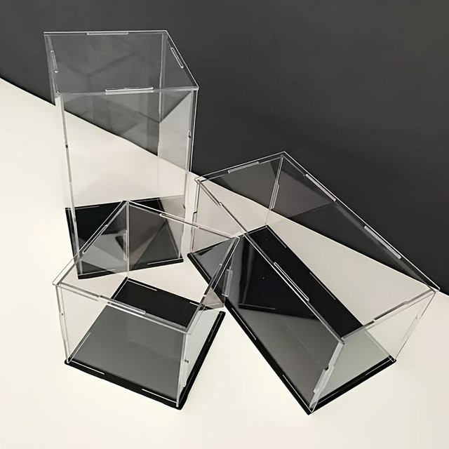 Transparente Acryl-Displaybox zur staubfreien Aufbewahrung von Automodellen und Sammlerstücken, B/T/H: 35 x 10 x 10 cm - Bild 1