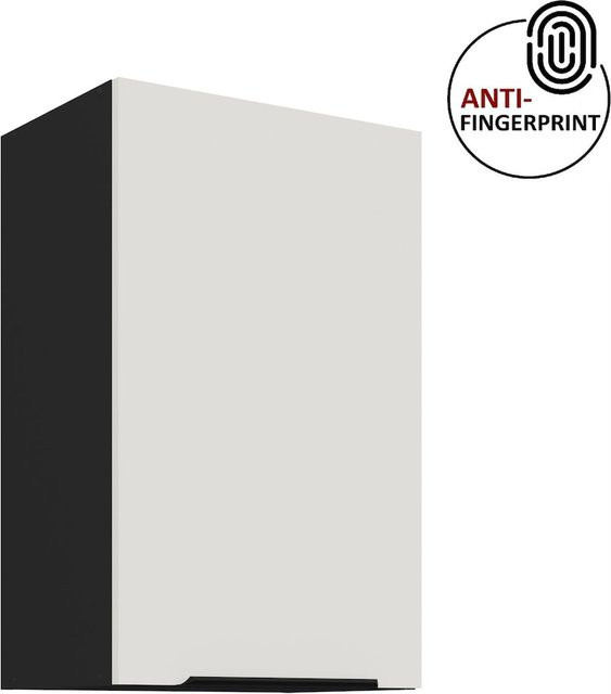 Küchen Hängeschrank ARIA Weiss Matt mit Einlegeböden Breite: 45 cm Höhe: 72 cm Tiefe: 30 cm - Bild 1