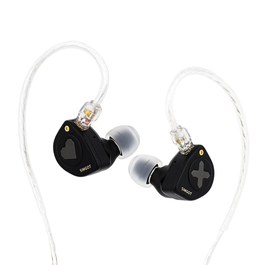 Simgot EW300 DSP Hybrid In-Ear Monitor mit integriertem DAC und abnehmbaren Düsen, Schwarz - Bild 3