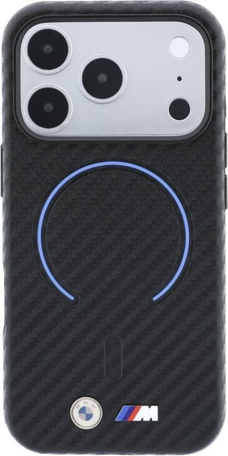 BMW M Carbon Printed Ring in Schwarz kompatibel mit iPhone 18 Pro Max und iPhone 17 Pro Max - Bild 1