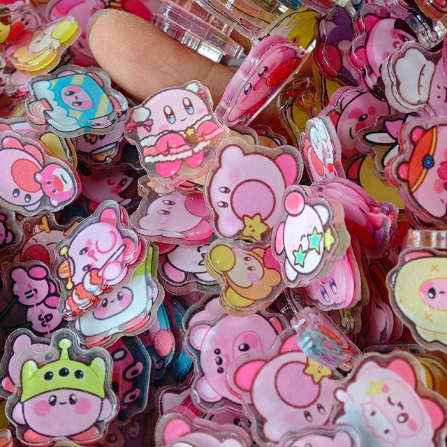 Bandai Kirby Anime Harz-Accessoires, 50-teiliges Set, Bunt / Mehrfarbig - Bild 1