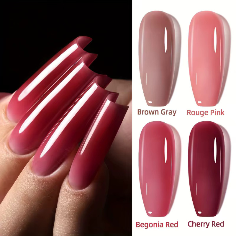 DUOLINGDAI Acryl-Builder-Nagelgel, 30 g, Rouge, Glänzend - Bild 3