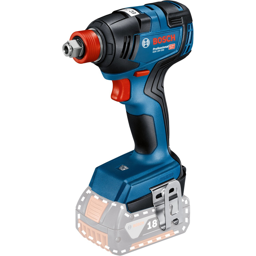 Bosch Professional Akku-Drehschlagschrauber GDX 18V-200 Solo in Blau/Schwarz - Bild 2