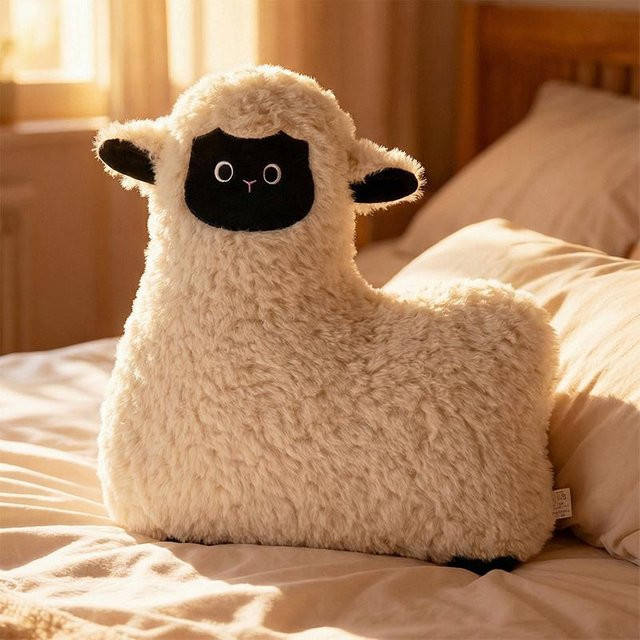 Yiran toy Lamm Plüschkissen, Plüschtier, ab 14 Jahren - Bild 1