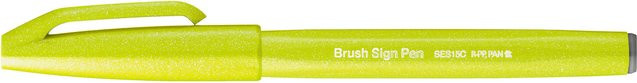 Pentel Brush Sign Pen Kalligrafiestift in Limonen-Grün - Bild 1