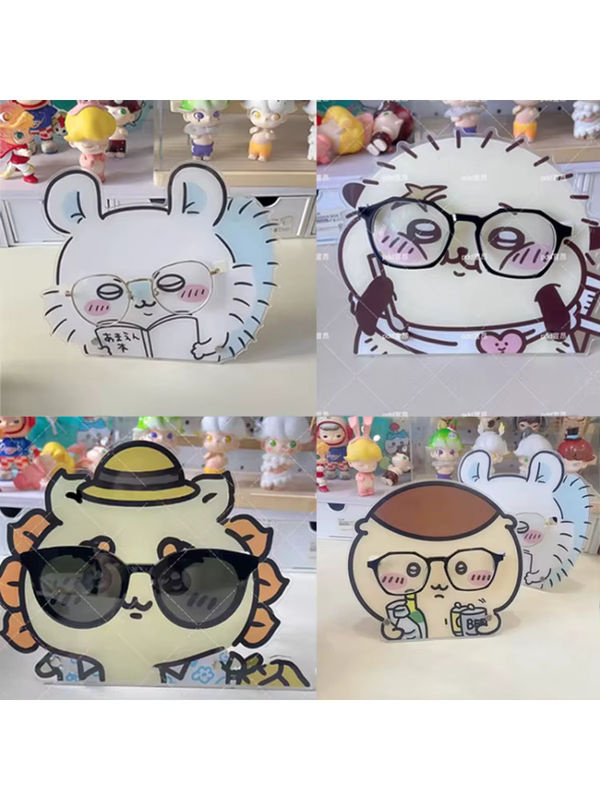 Chiikawa Dekorationsfigur Hachiware und Momoga aus Kunststoff, mehrfarbig, ideale Tischdekoration und Geschenk für Kinder - Bild 4
