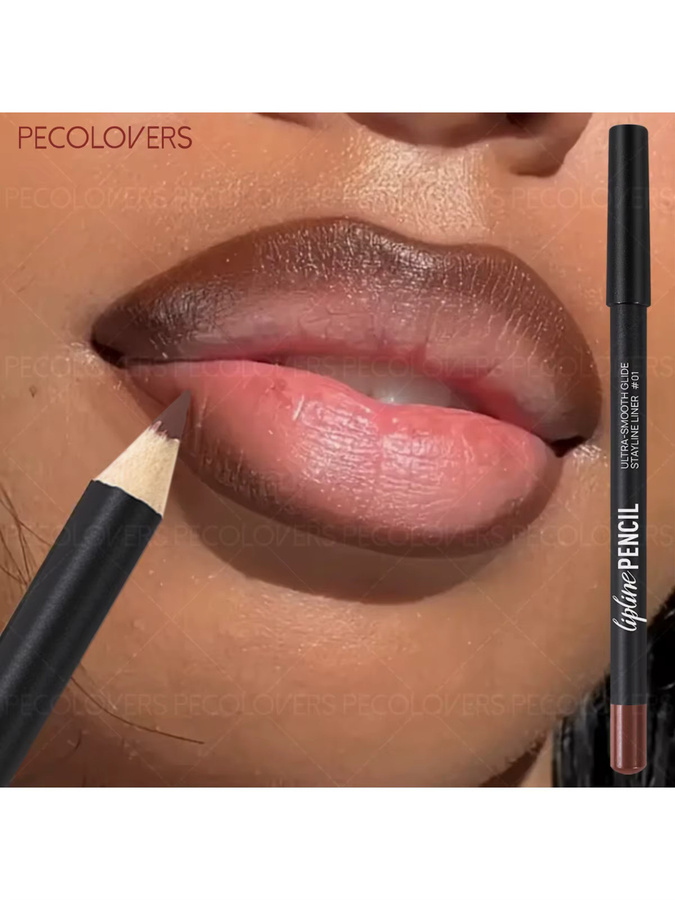 PECOLOVERS Lipliner & Lippenstift, matt, wasserfest, Unisex - Bild 7