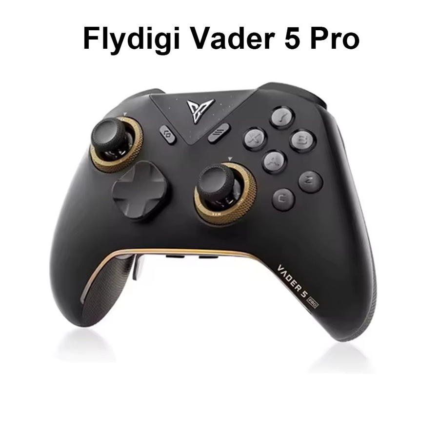 Flydigi Vader 5 Pro Gaming-Controller mit Hall-Effekt-Joysticks und Vibrations-Triggern in Schwarz für PC, Nintendo Switch, Mobile und TV - Bild 4