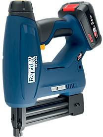 Rapid Akku-Tacker BTX606 18 V Set in Blau mit LCD-Anzeige, LED-Frontarbeitslicht und 6-stufiger Eintreibkraft inklusive Akku und Ladegerät - Bild 2
