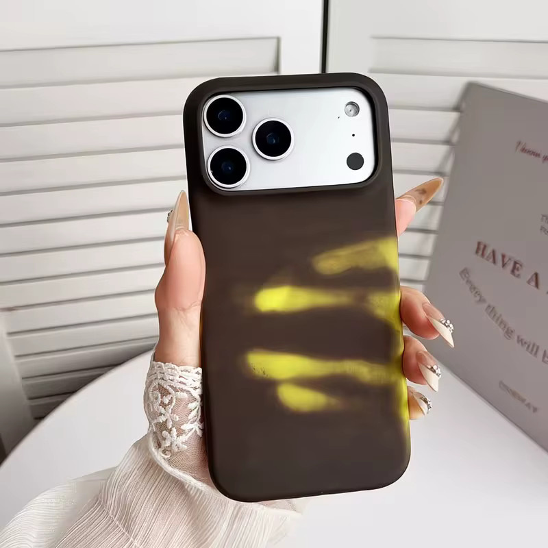 Thermische Glanzfolie Handyhülle aus hartem PC für Google Pixel 7 7a 8 8a 9 9a Pro XL 5G in Schwarz - Bild 1