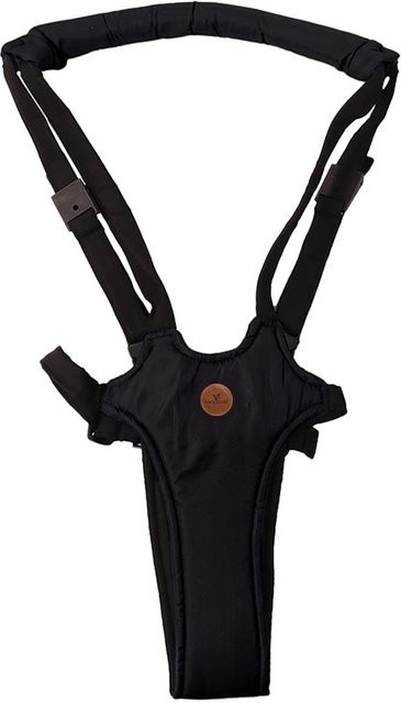 Cangaroo Babylaufgurt Happy Feet Lauflernhilfe und Laufleine in Schwarz - Bild 1