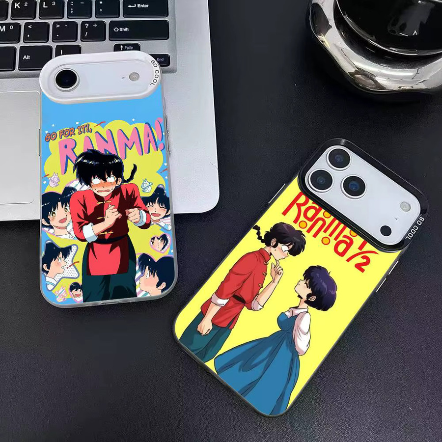 Ranma 1/2 Handyhülle mit Cartoon-Design für iPhone 12 bis 17 Pro Max Plus in Multicolour - Bild 2