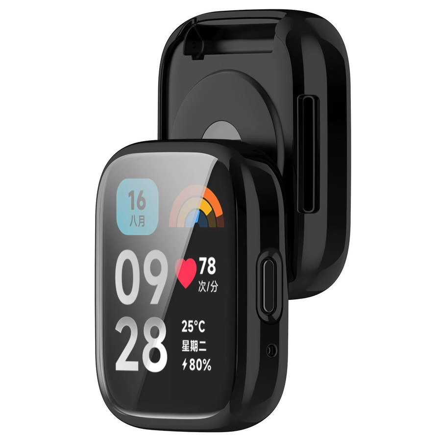 Xiaomi Displayschutzfolie, Schwarz, Redmi Watch 6 5 4 3, Smart-Armband-Hülle - Bild 4