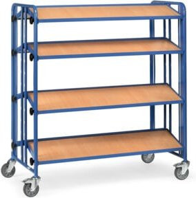 Fetra Montagewagen 2891 in Blau mit TPE-Reifen und 300 kg Tragkraft - Bild 1