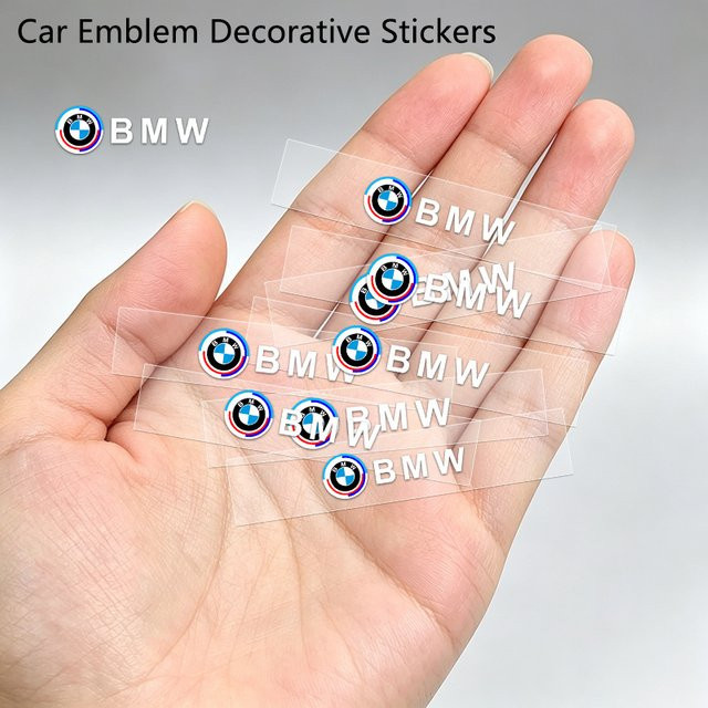 BMW Auto Zentralsteuerungs Aufkleber Emblem Set Wasserdicht für F30 F10 E90 F20 E46 E60 E70 E39 E36 G30 - Bild 1