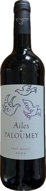 Château Paloumey Les Ailes de Paloumey, Merlot, trocken, Bordeaux, 2022, Rotwein, 0,75 l - Bild 1