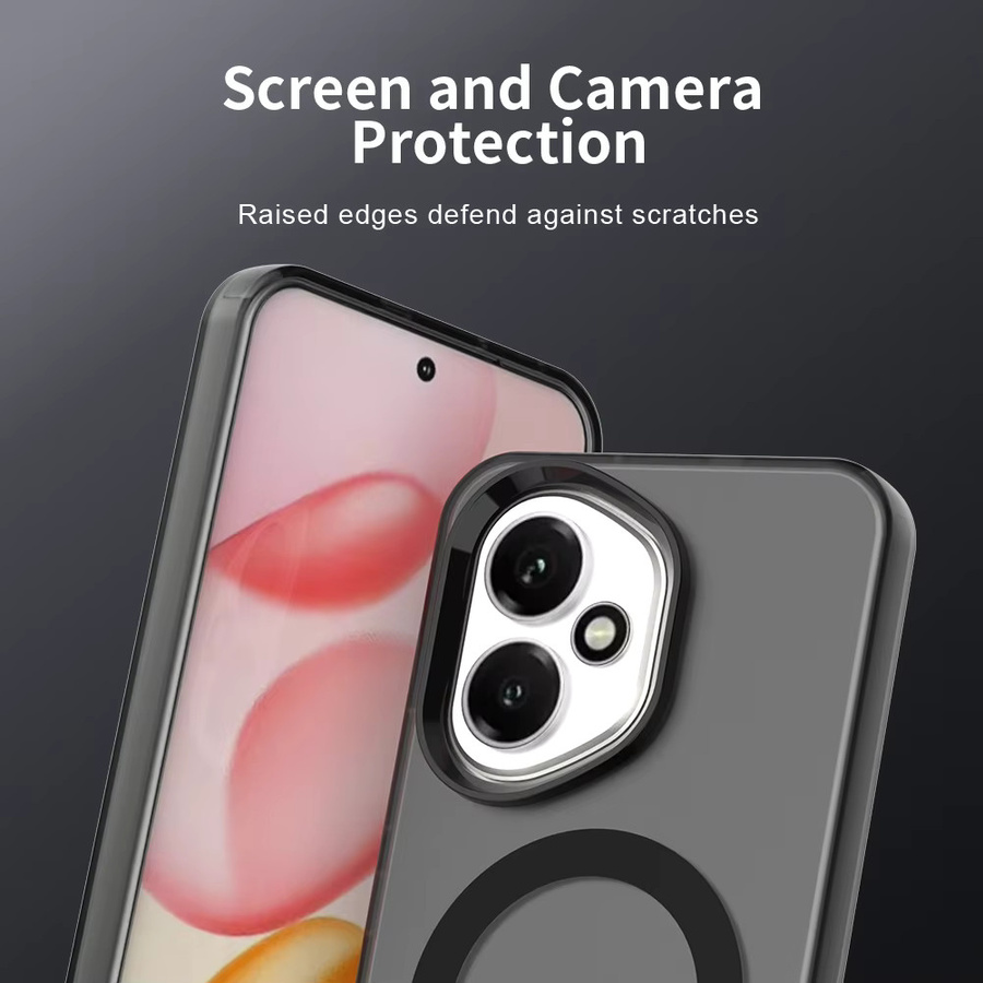 Magnetische transparente Schutzhülle für Honor 400, 400 Pro und 400 Lite 5G mit kabelloser Ladefunktion in Candy-Farben - Bild 4