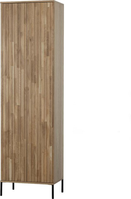 Schrank MOUTIQUE ALLURE aus Massivholz Eiche in Braun, H x B x T: 210 x 60 x 42 cm - Bild 1