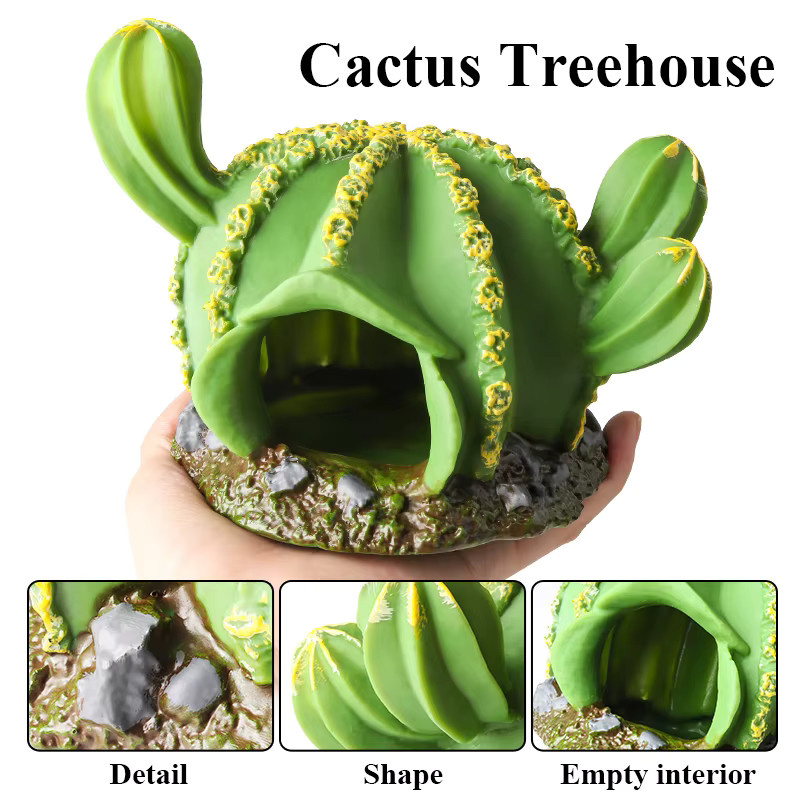 Oenux Simulation Home Dekoration Stein Baumstumpf Baobab Kakteen Bauernhof Haus Auto Zaun Zubehör Tiere Modell Bildung Kinder Spielzeug - Bild 3