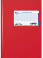 König & Ebhardt Geschäftsbuch aus Graupappe in Rot, Format A5, Hardcover - Bild 1