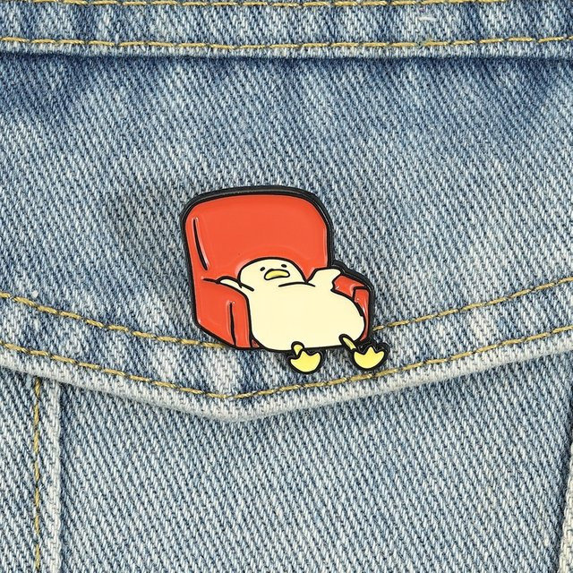 Lazy Duck Anstecknadeln, Emaille, Bunt, Verspielt - Bild 1