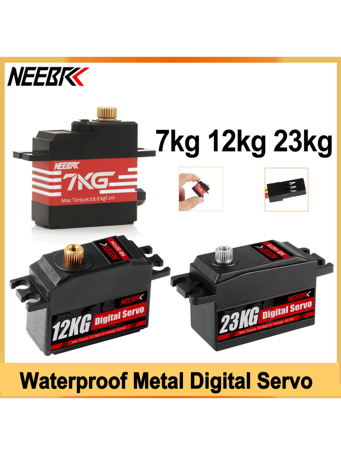 NEEBRC Digitalservo, Metall, Zubehör - Bild 3