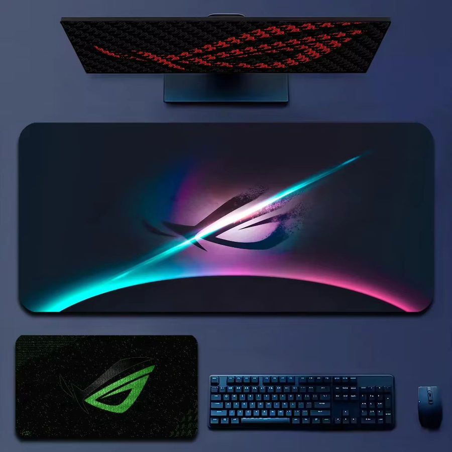 ASUS ROG INS Tide Große Desktop Schreibtischmatte Multicolour Gaming Mauspad für PC und Studenten - Bild 2