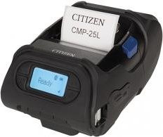 Citizen CMP-25L Mobildrucker Thermodirekt in Schwarz mit USB, RS232 und Bluetooth, 203dpi, max. Medienbreite: 58mm, max. Druckbreite: 48mm - Bild 1