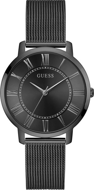 Guess Armbanduhr, Quarz, Edelstahl, Schwarz, 40 mm, Herren - Bild 1