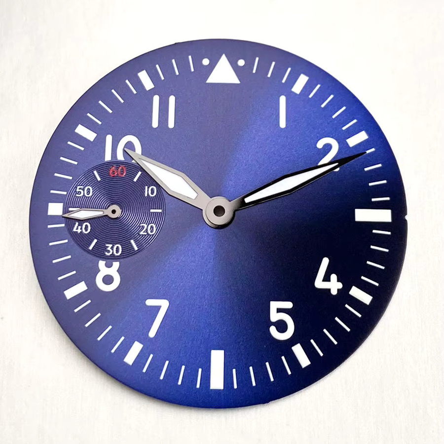 Matelion Zifferblatt-Set, 37 mm, mechanisch, Herren, Grün Blau Schwarz, Leuchtend - Bild 3