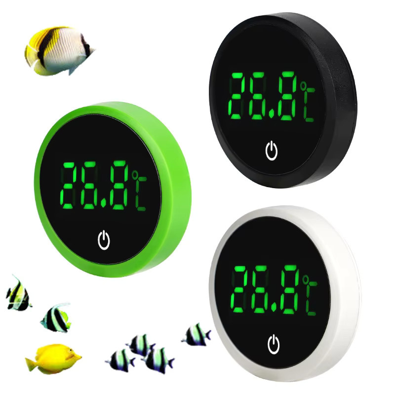 JIECARE LED Digital Aquarium Thermometer mit LED Display in Weiß zur Temperaturmessung und Steuerung - Bild 4