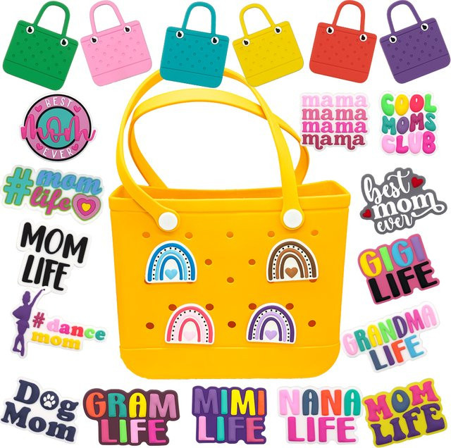 Taschenanhänger Damen, Momlife Hund, PVC - Bild 1