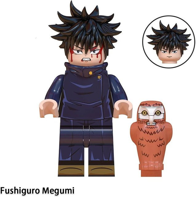Gojo Satoru Bausteine Minifigur, Schwarz - Bild 1