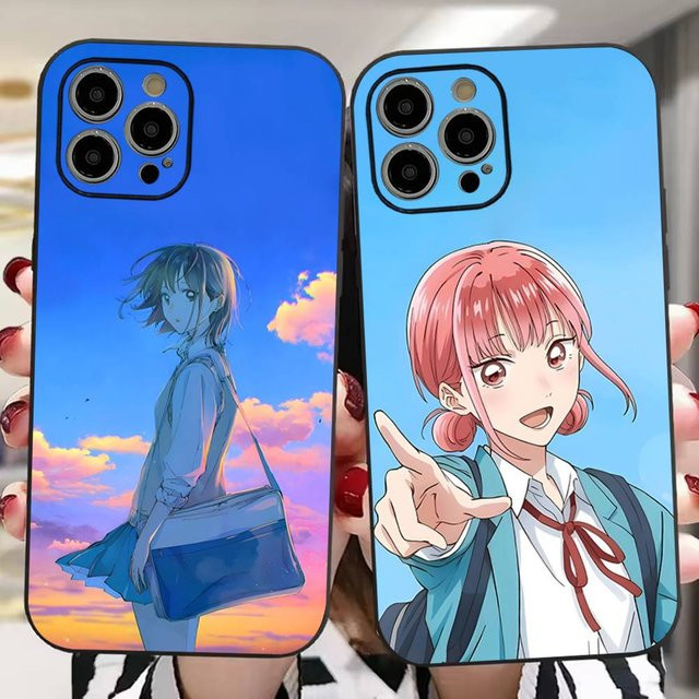 Kawayii Ao No H-Hako Handyhülle für iPhone 16 15 14 13 12 11 Pro Max Plus Mini aus weichem TPU in Multicolour - Bild 1