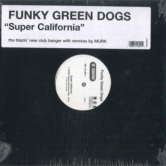 Funky Green Dogs - Super California Vinyl LP von Twisted America, 12 Zoll, Soul/Funk, Grau/Mehrfarbig - Bild 1