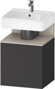 Duravit Waschtischunterschrank Qatego in Anthrazit, B/T/H: 49 x 42 x 64,5 cm - Bild 1