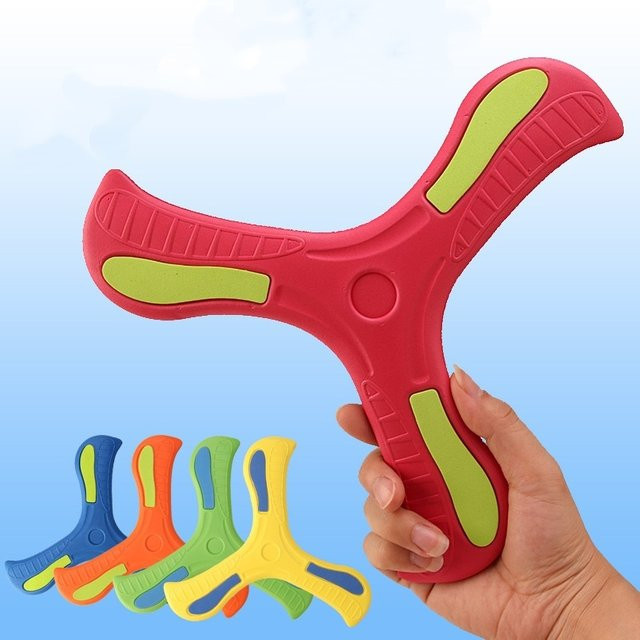 Meade Kinder-Bumerang-Spielzeug, V-förmiger Dart, Bunt / Mehrfarbig, Kunststoff - Bild 1