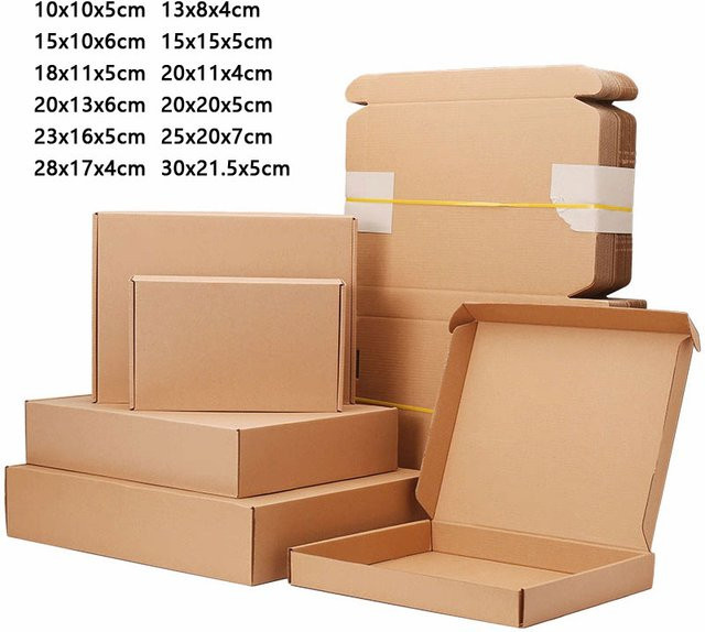 Luxus Versandbox aus Wellpappe in Rotwein für Kosmetik und Parfüm, braune Geschenkbox für dein Unternehmen - Bild 1