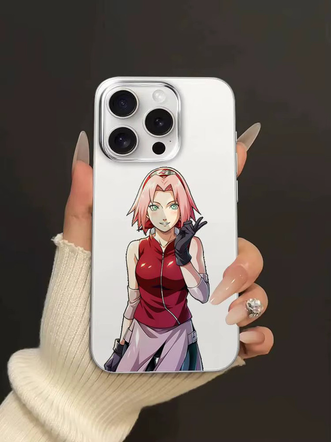 Transparente Handyhülle S-Sakuras H-Harunos für Apple iPhone 17 16 15 14 13 12 11 Pro Max Plus - Bild 5