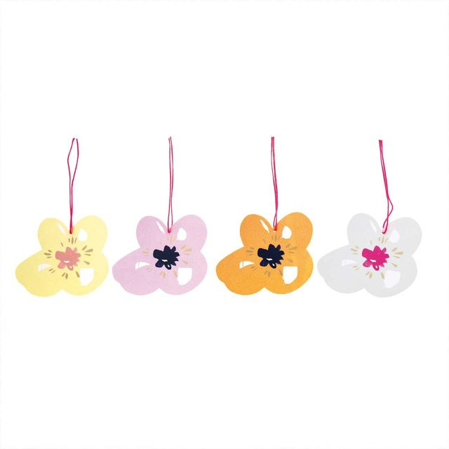 Rico Design Paper Poetry Crafted Nature Blumen Papieranhänger, 8 Stück, Multicolour - Bild 1